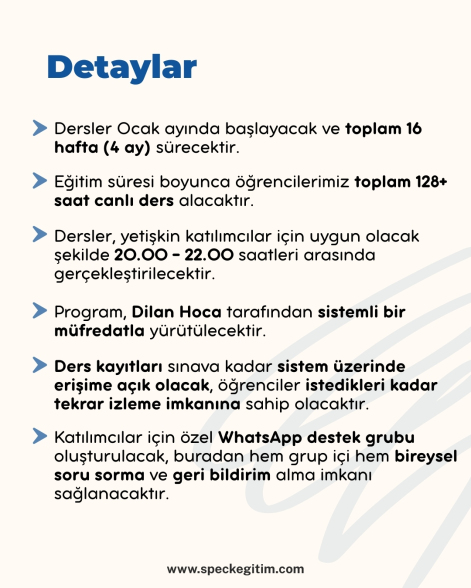 YDS Sınav Eğitimi