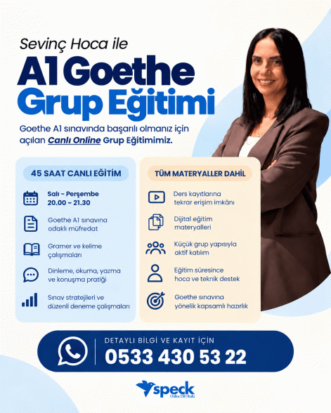 A1 Goethe Grup Eğitimi